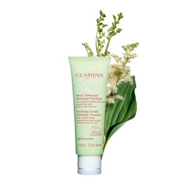 Clarins Purifying Gentle Foam. Cleanser Comb To Oil 125ml.jpg